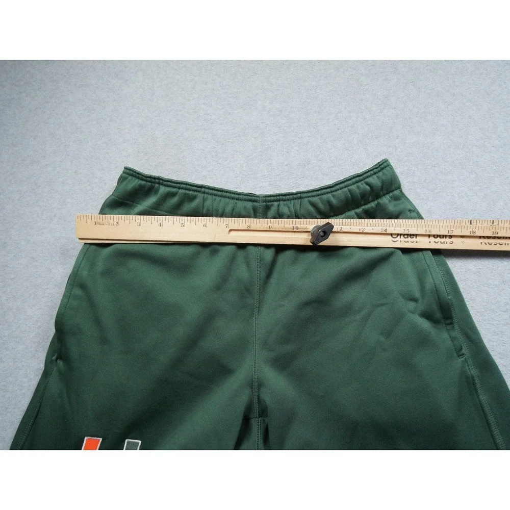 Nike Pants Men Small Green Miami Hurricanes Therma Fit Athletic Training